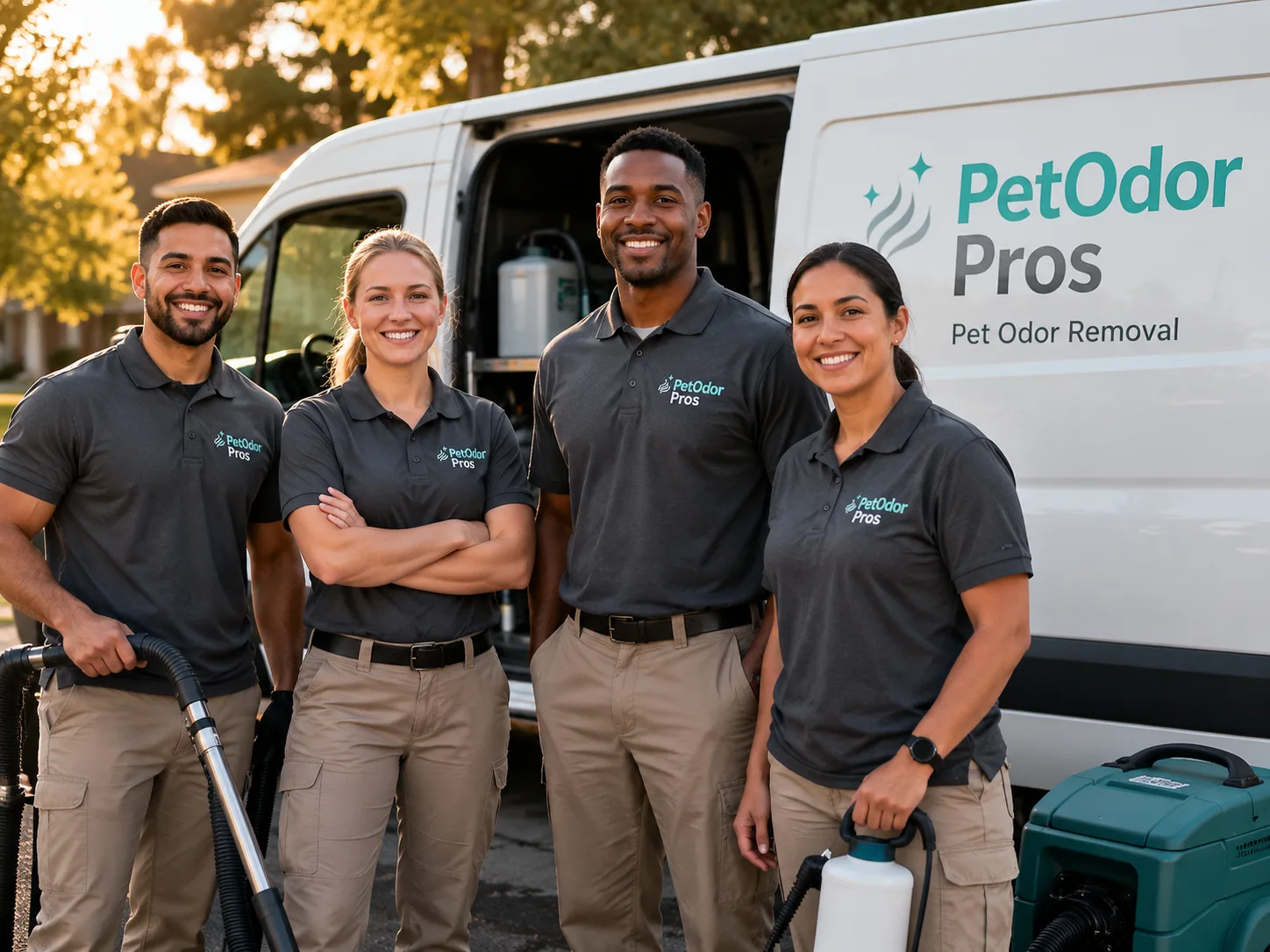 Pet Odor Removal team serving Bowers, PA